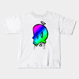 rainbow skull Kids T-Shirt